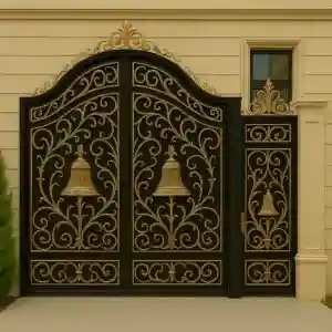 درب مدل زنگوله فرفورژه کلاسیک