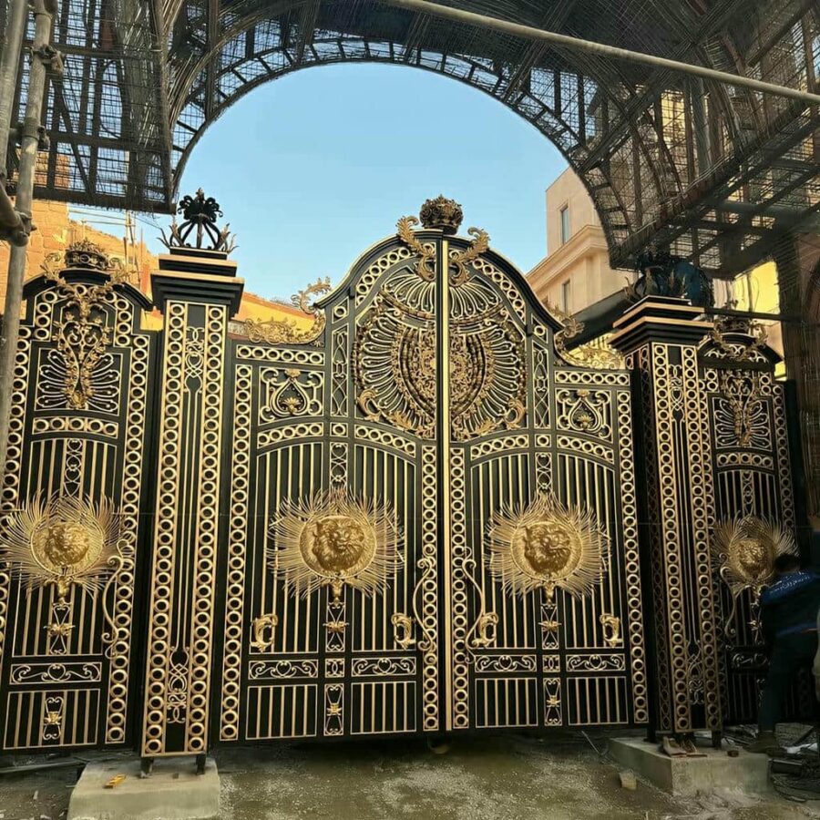 ایده درب ورودی ساختمان و آپارتمان لوکس مدرن