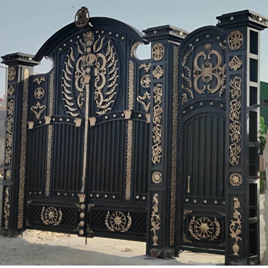 ساخت درب حیاط ورودی ویلایی مدرن مقاوم