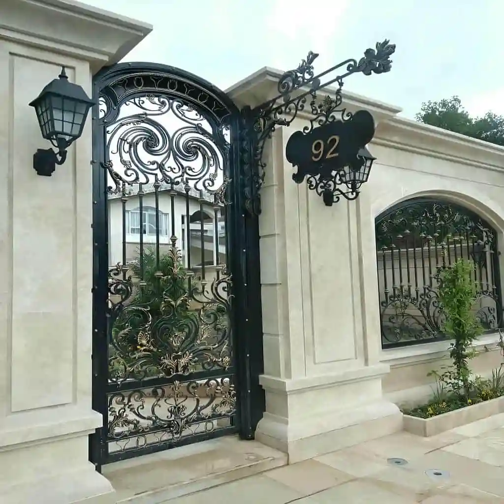 ابعاد درب باغی ویلایی استاندارد