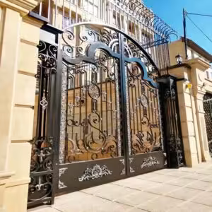 خرید درب فرفورژه فلزی لوکس کلاسیک