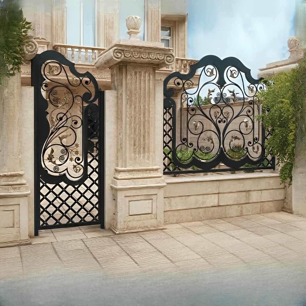 درب مدل ارغوان فرفورژه لوکس