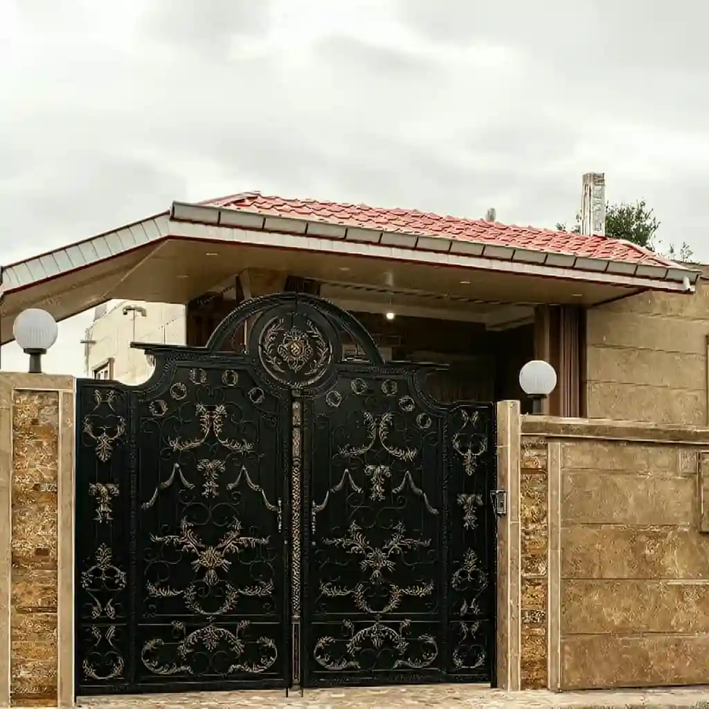 نمونه کار درب ترک فرفورژه