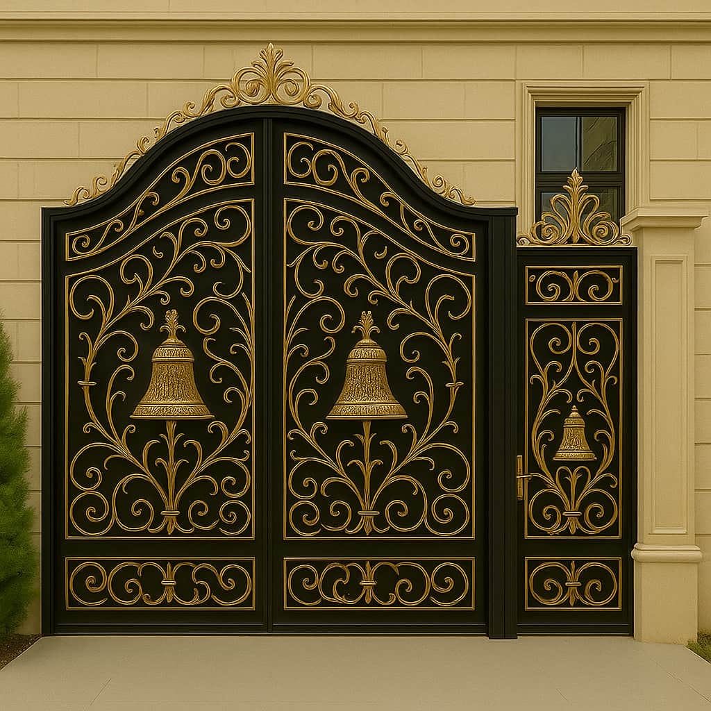 درب مدل زنگوله فرفورژه کلاسیک