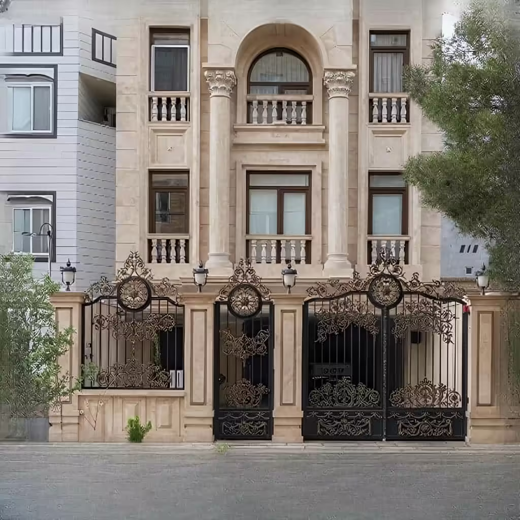 نمونه کار درب لادن شیک