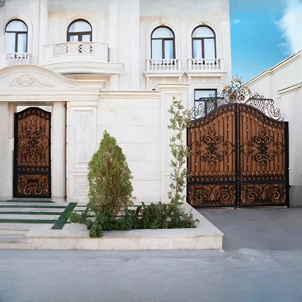 درب مدل لاله فلزی فرفورژه