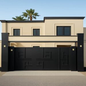 درب مدرن دیلایت فلزی ویلایی