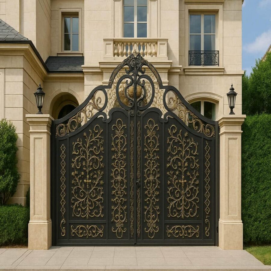 درب مدل میخک فرفورژه کلاسیک