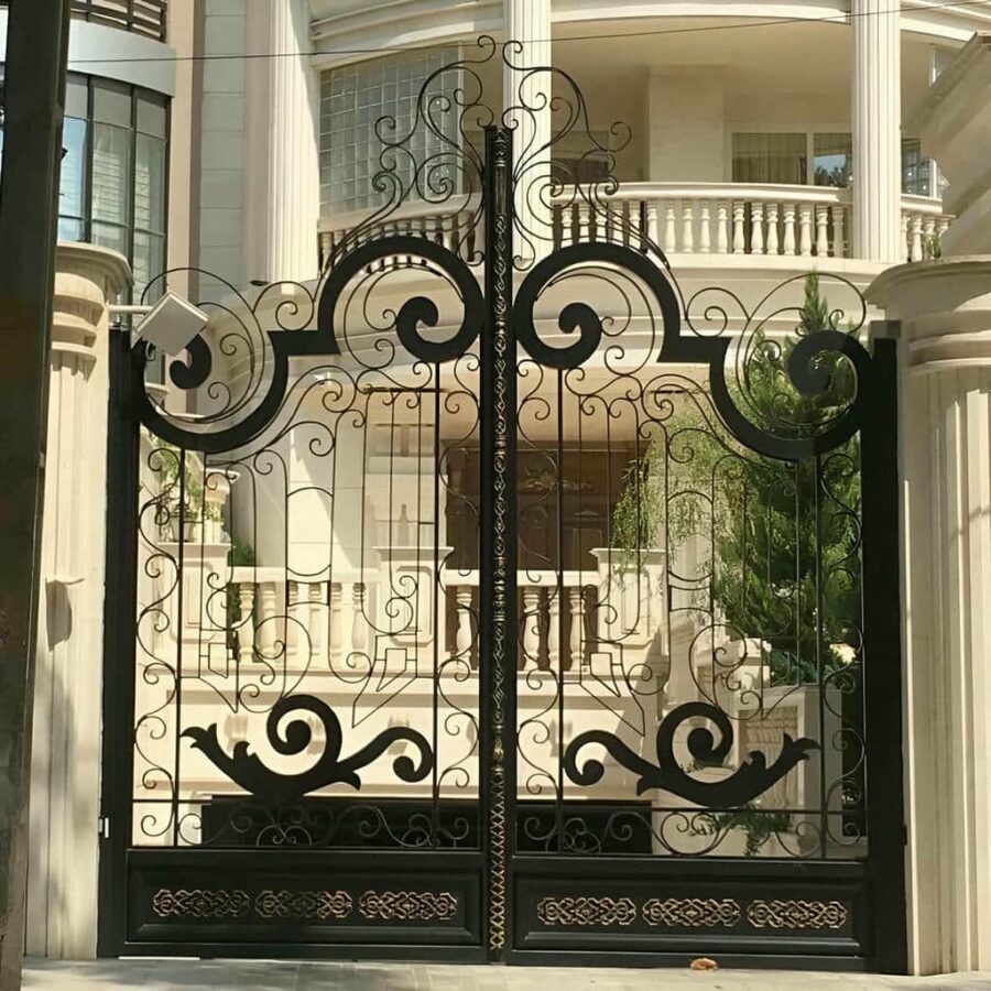 درب مدل نگین فرفورژه لوکس