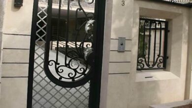 درب حیاط در محمدشهر