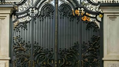 درب حیاط در اهواز