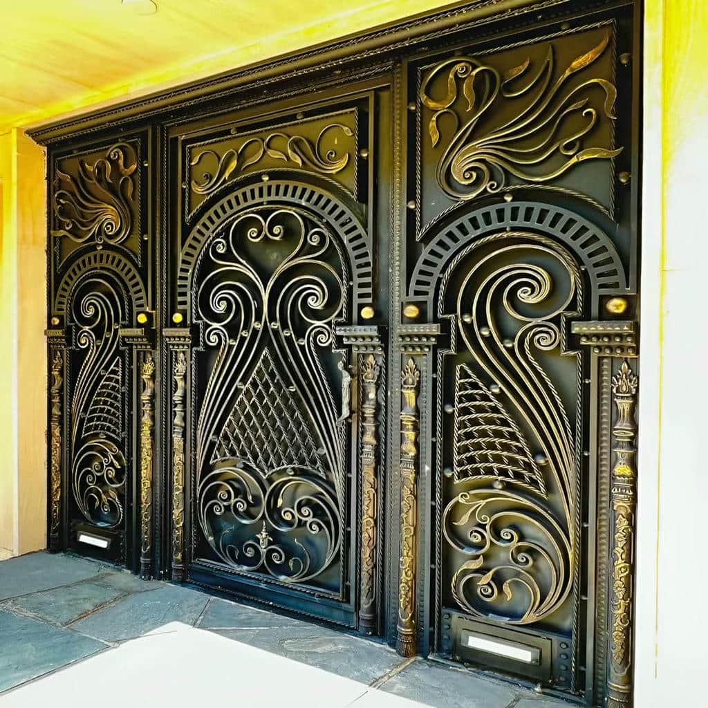 خرید درب حیاط فرفورژه در هشتگرد