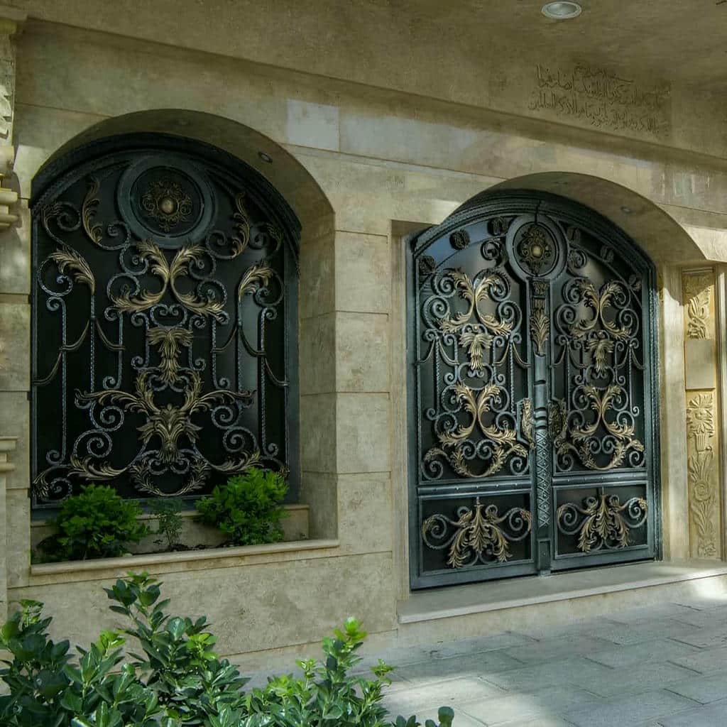 کارخانه درب حیاط آهنی مدرن در چابهار