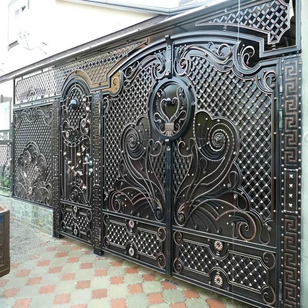 خرید درب حیاط ساده در گرگان