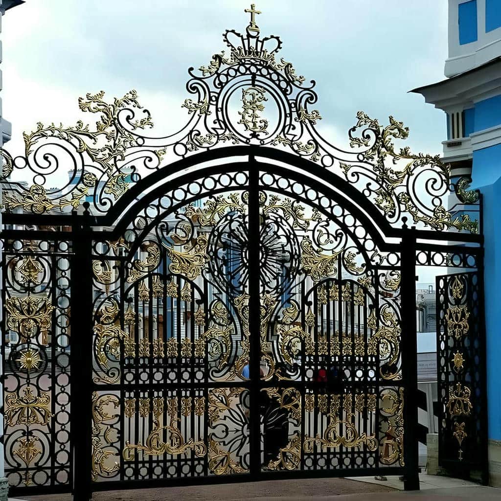 خرید درب حیاط فرفورژه در قشم