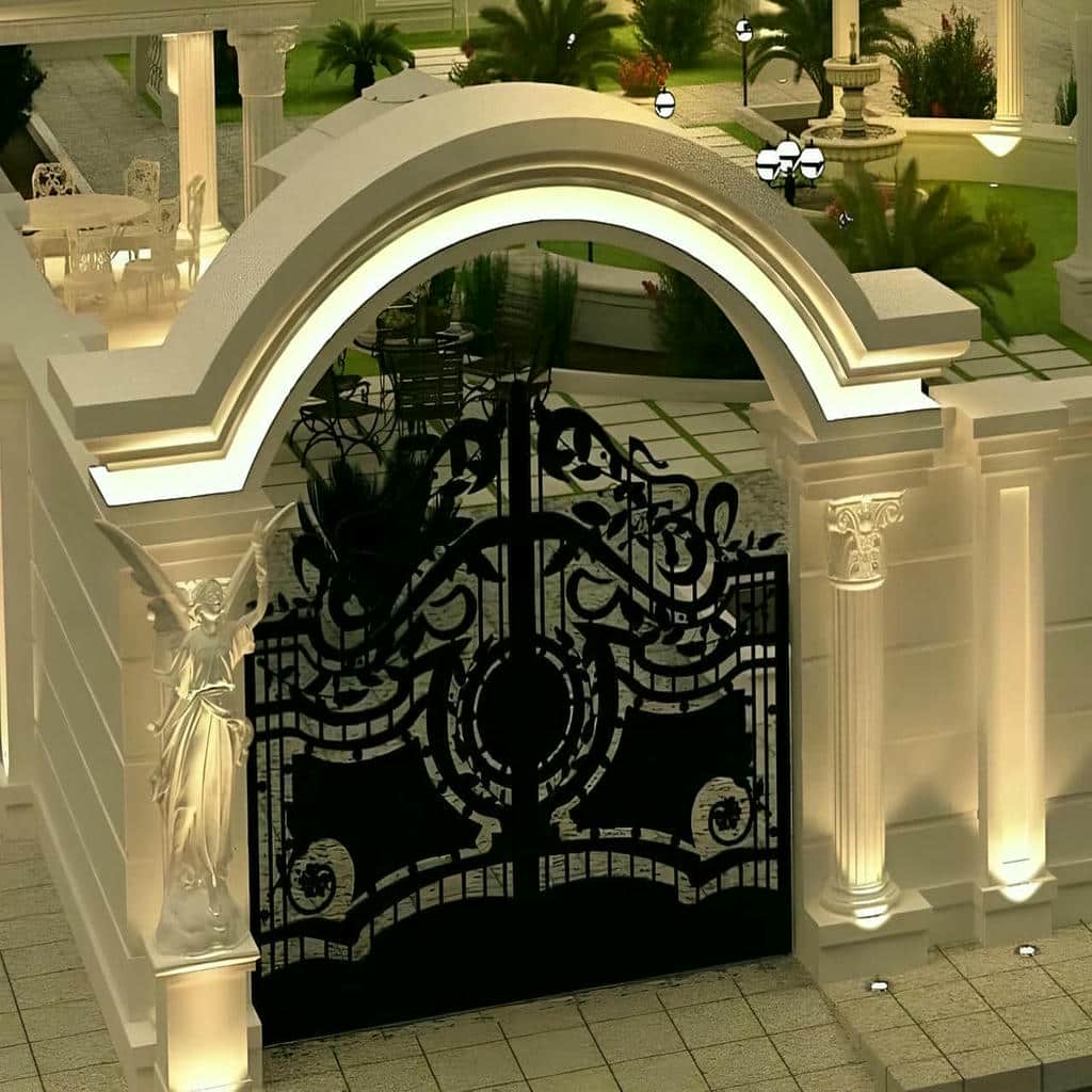 خرید درب حیاط مدرن در اندیشه