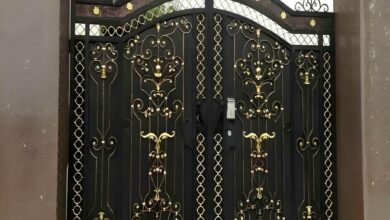 درب حیاط در شهریار