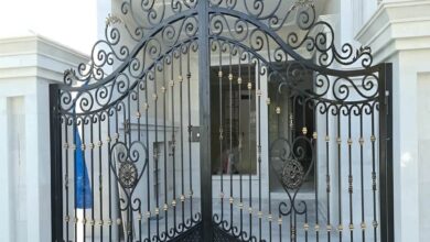 درب حیاط در مهرشهر کرج