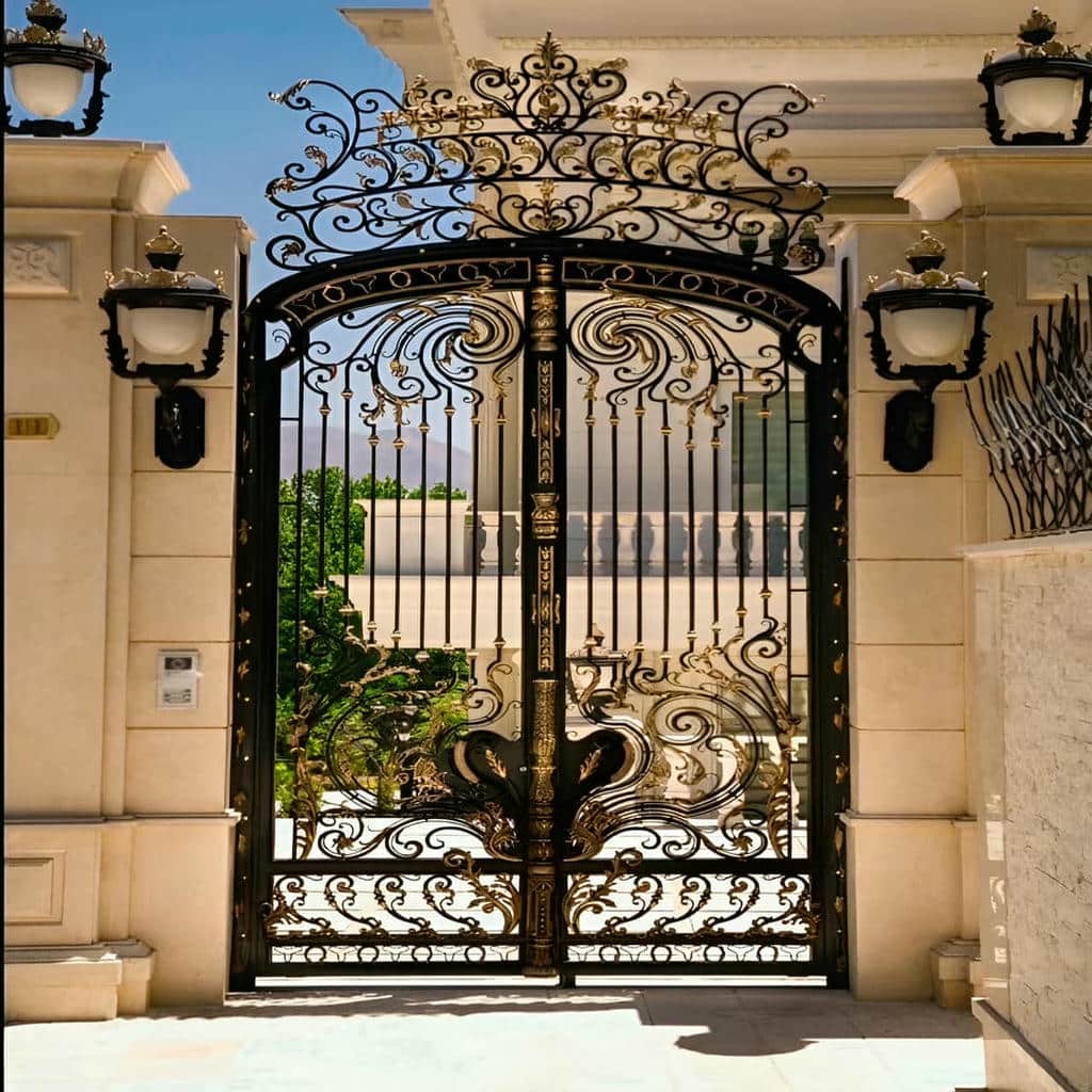 قیمت درب حیاط فرفورژه در بومهن