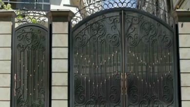 درب حیاط در ساری