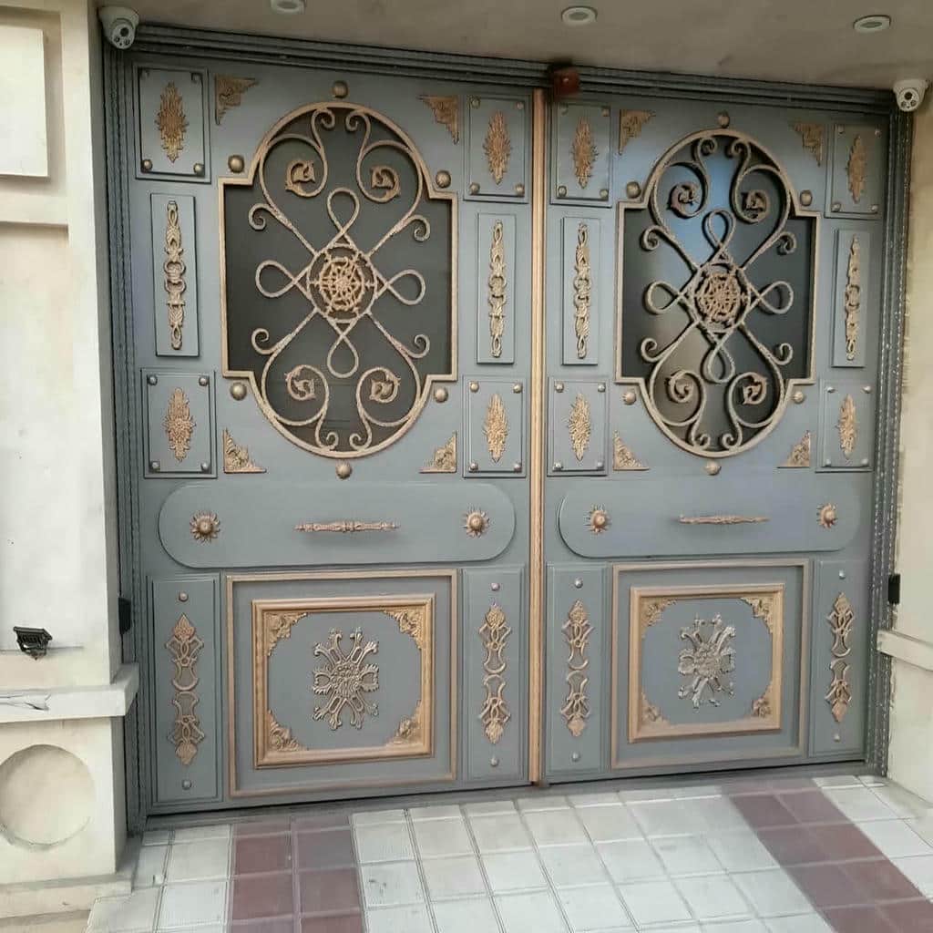 خرید درب حیاط ورودی در همدان