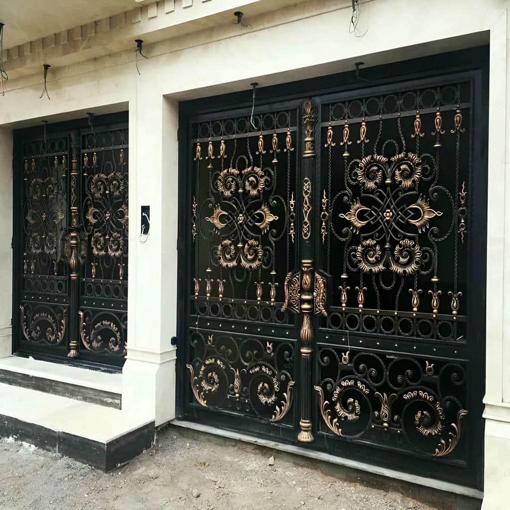 خرید درب حیاط فرفورژه در چابهار