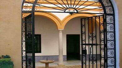 درب حیاط در فردیس کرج