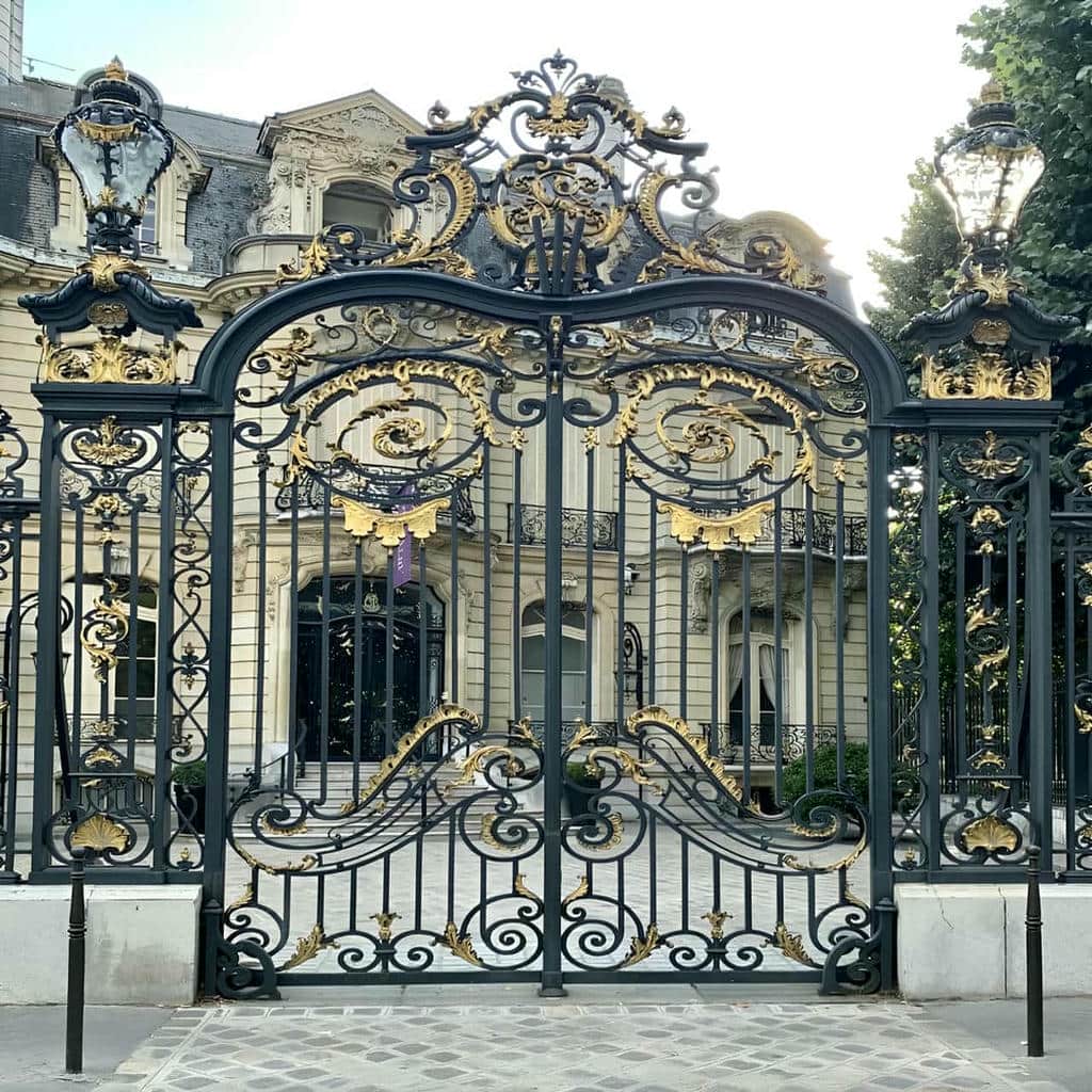 کارخانه درب حیاط آهنی مدرن در ایرانشهر