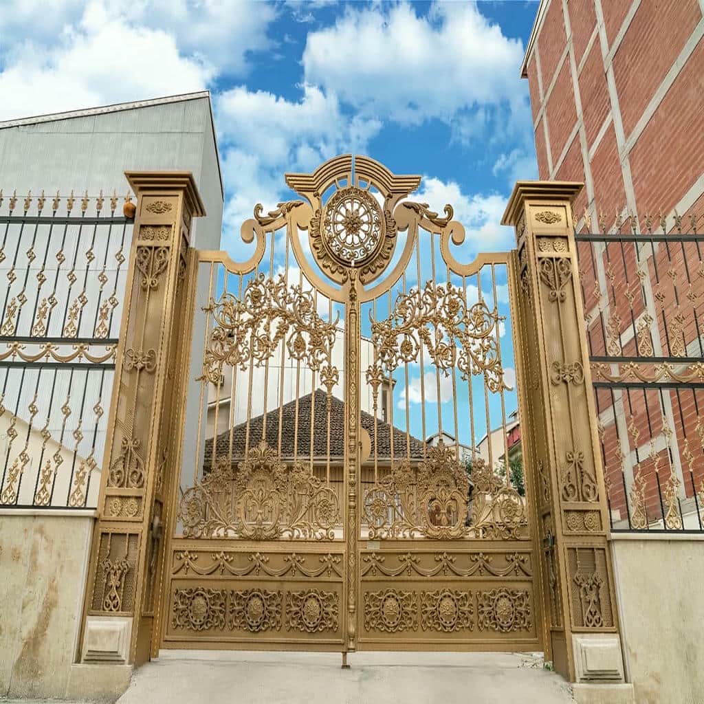 خرید درب حیاط ساده در محمودآباد