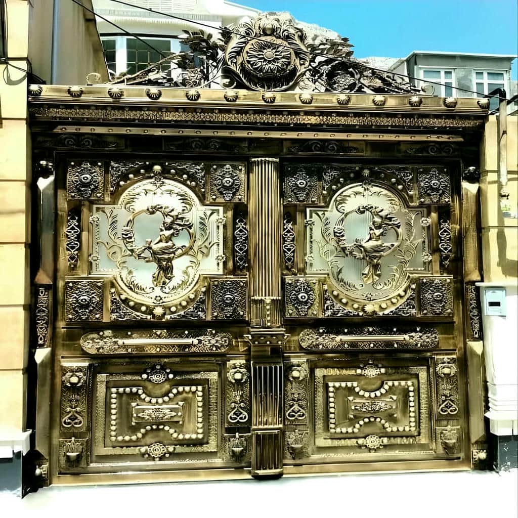 قیمت درب حیاط پارکینگ لولایی در تهران