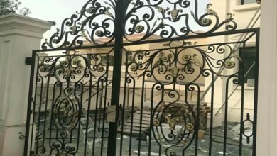 درب حیاط در نظرآباد