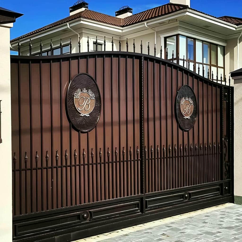 خرید درب حیاط فرفورژه در استان گلستان