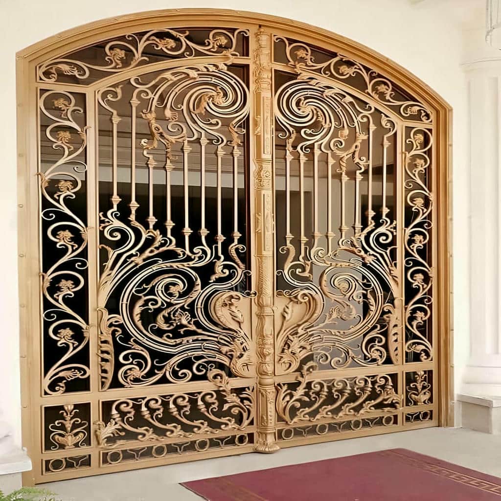 خرید درب حیاط فرفورژه در فردیس کرج