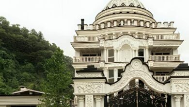 درب حیاط در کرمان