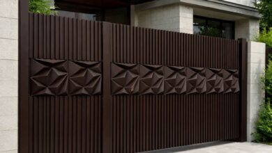 درب حیاط در قم