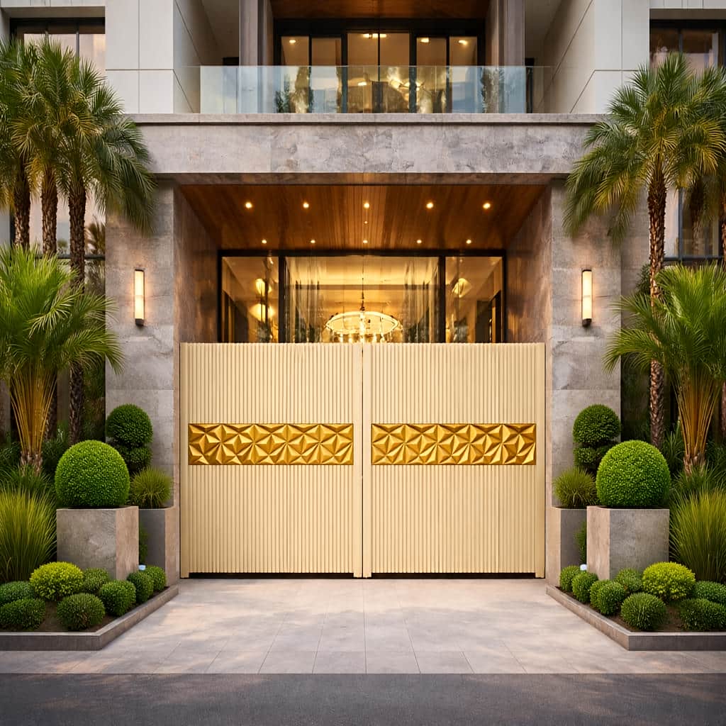 نصب درب حیاط لولایی در هشتگرد