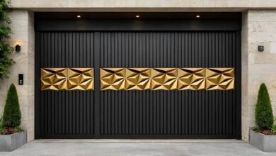 درب حیاط در بومهن