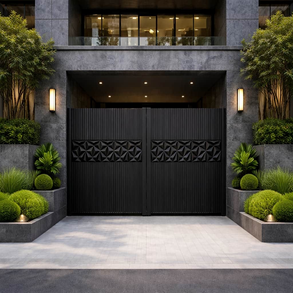 قیمت درب حیاط پارکینگ لولایی در بندرعباس