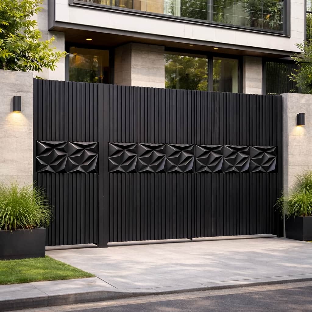 کارخانه درب حیاط سفارشی در عظیمیه کرج