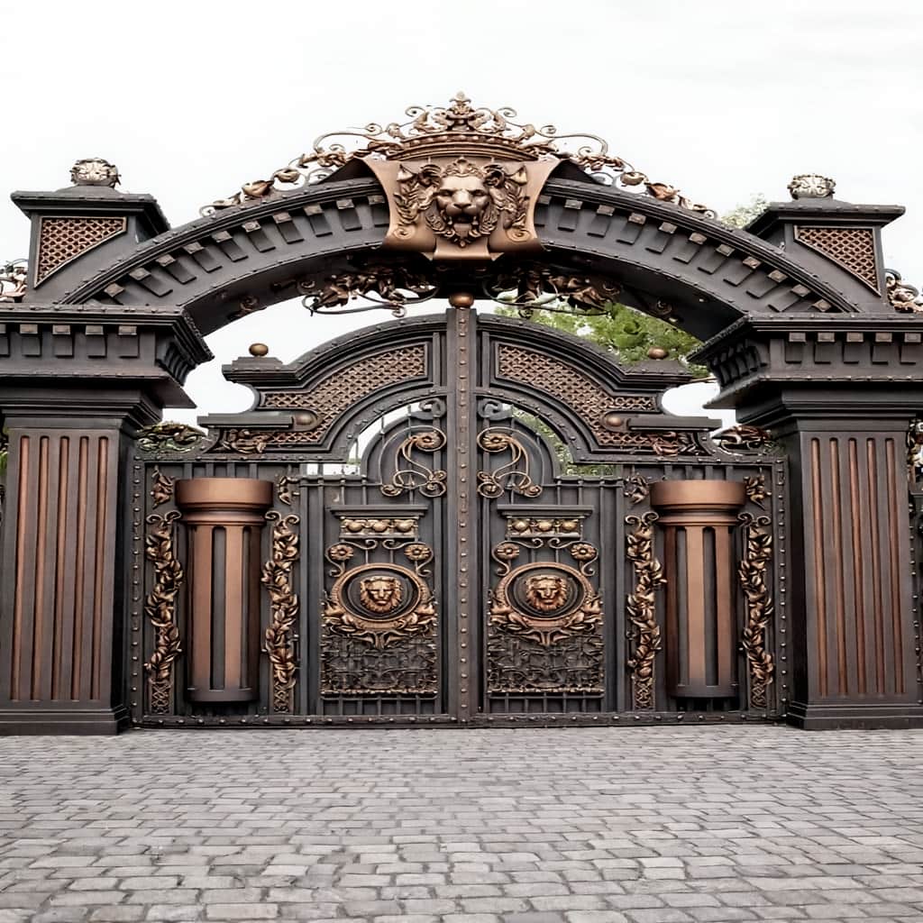 خرید درب حیاط فرفورژه در استان گیلان