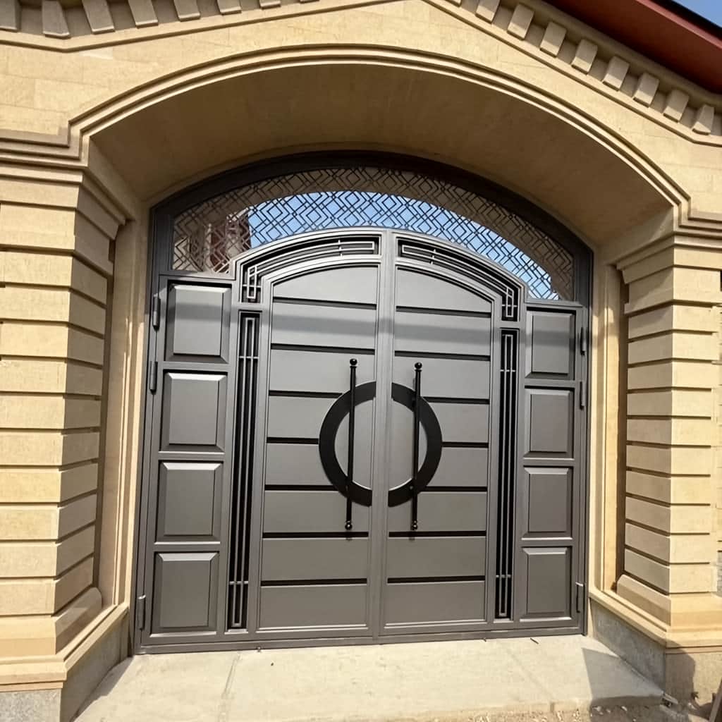 کارخانه درب حیاط آهنی مدرن در بندر انزلی