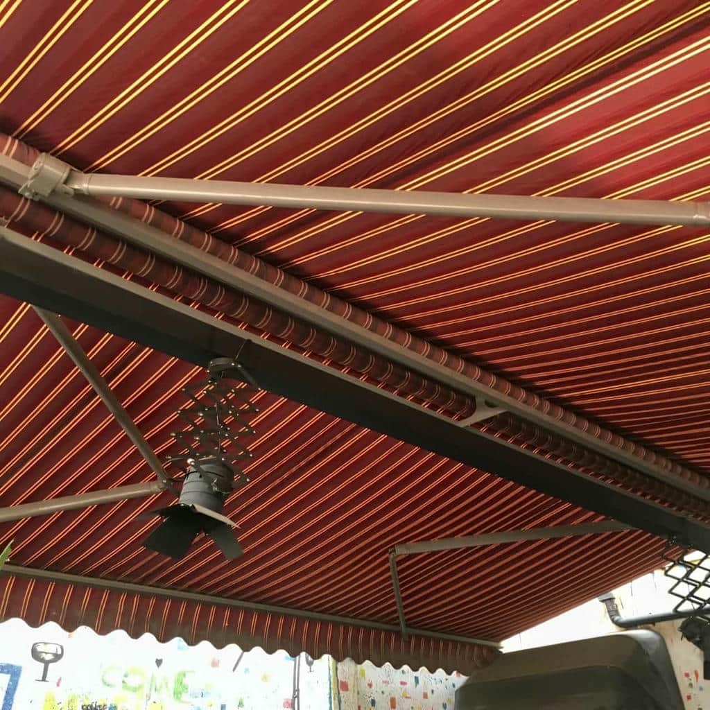 نصب سایبان برقی پارچه صنعتی در فیروزکوه