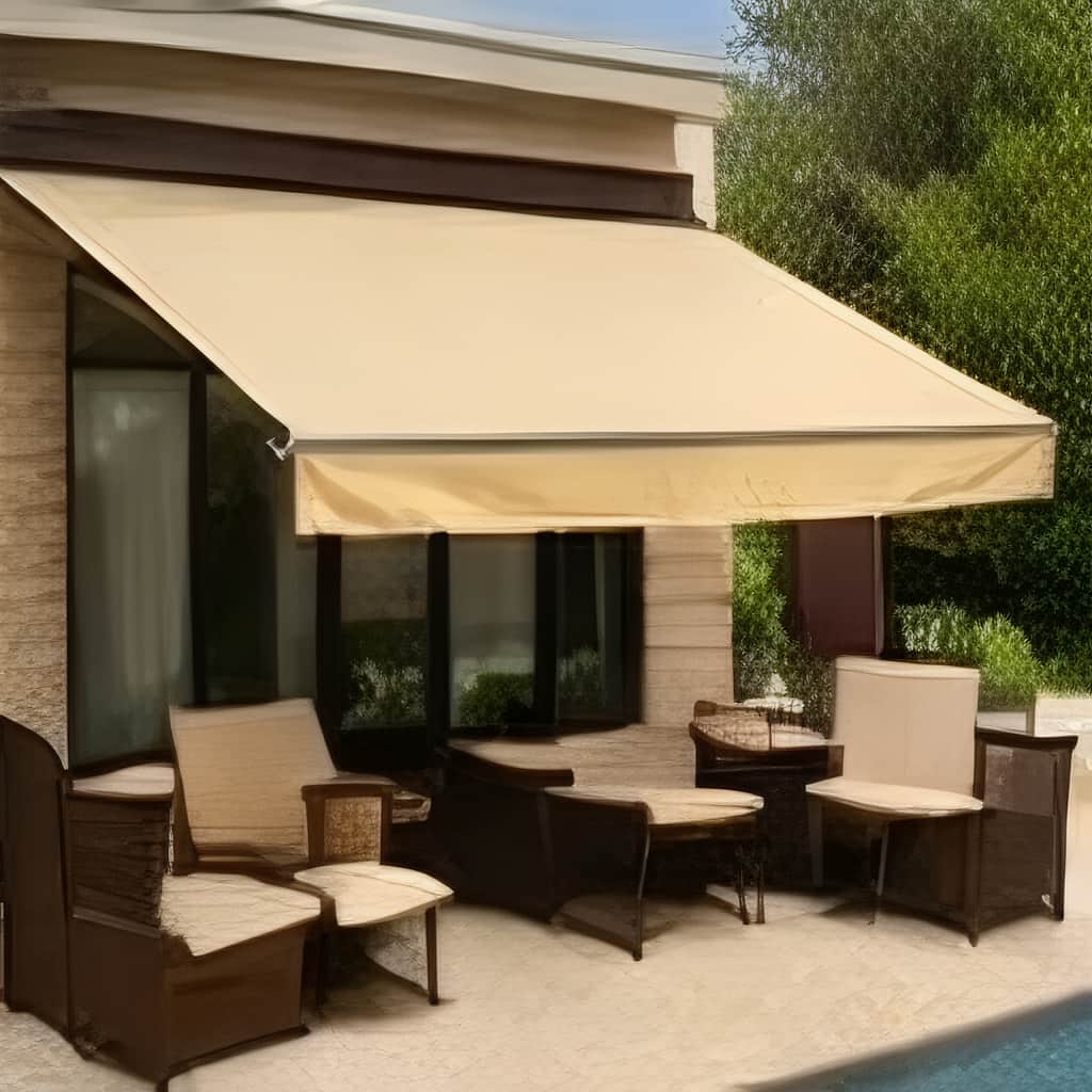 خرید سایبان برقی پارچه ضد UV در چالوس