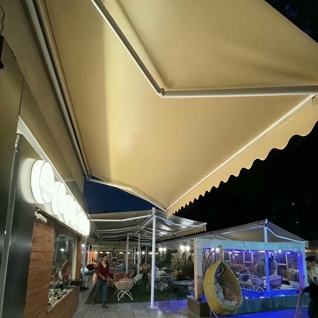 نصب سایبان برقی سریع در همدان