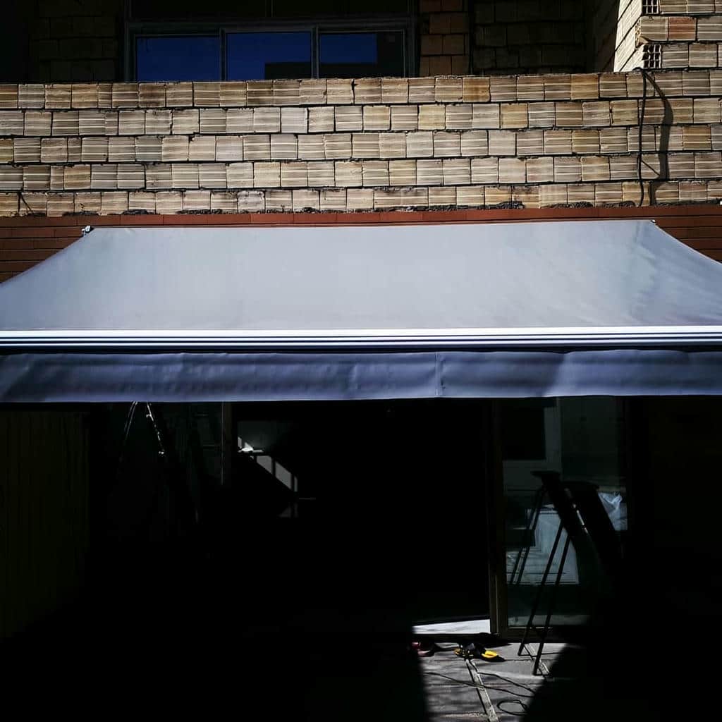 سایبان برقی در رفسنجان