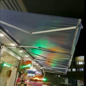 سایبان برقی در بندر بوشهر