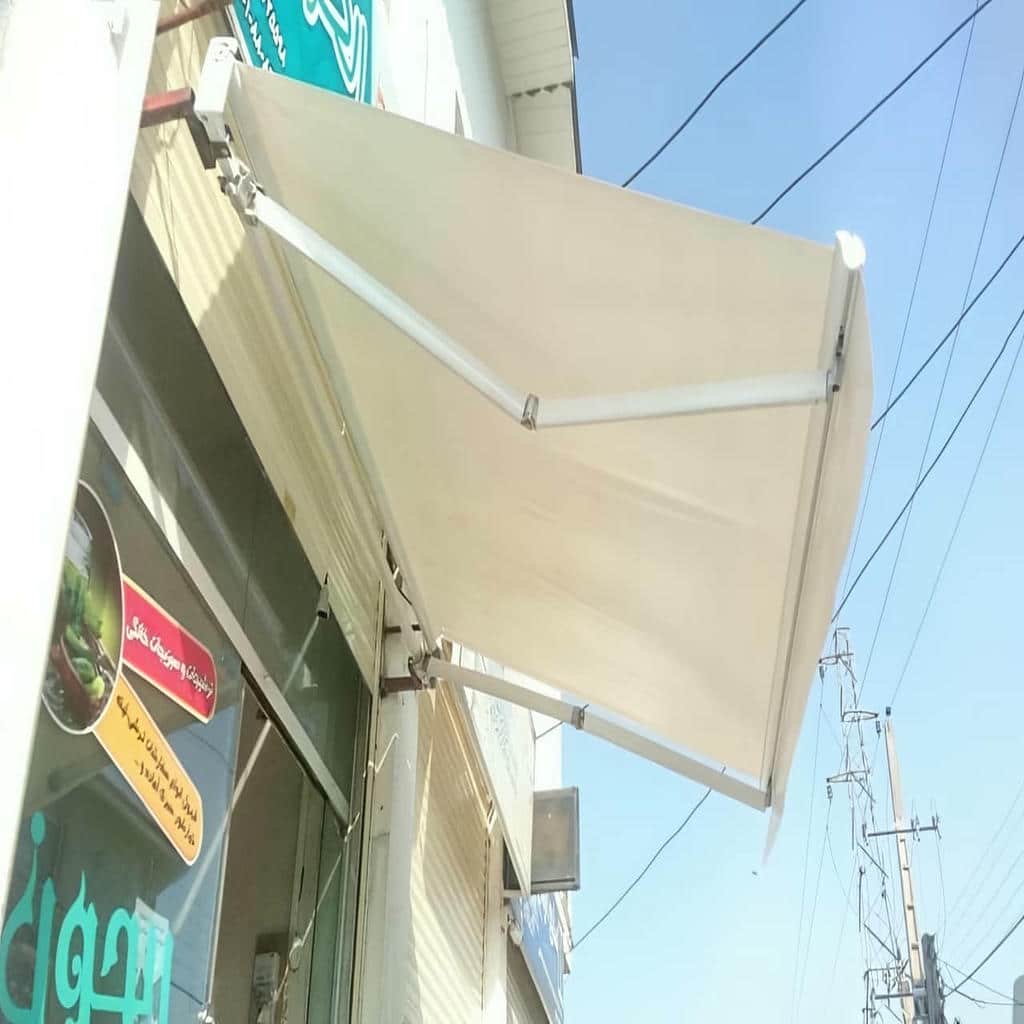 نصب سایبان برقی پارچه ضد UV در اصفهان