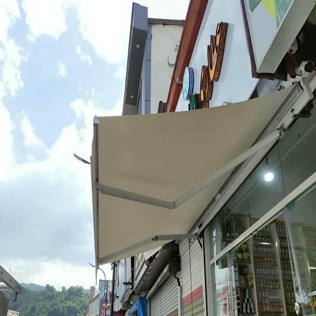 نصب سایبان برقی تراز شده در اندیشه