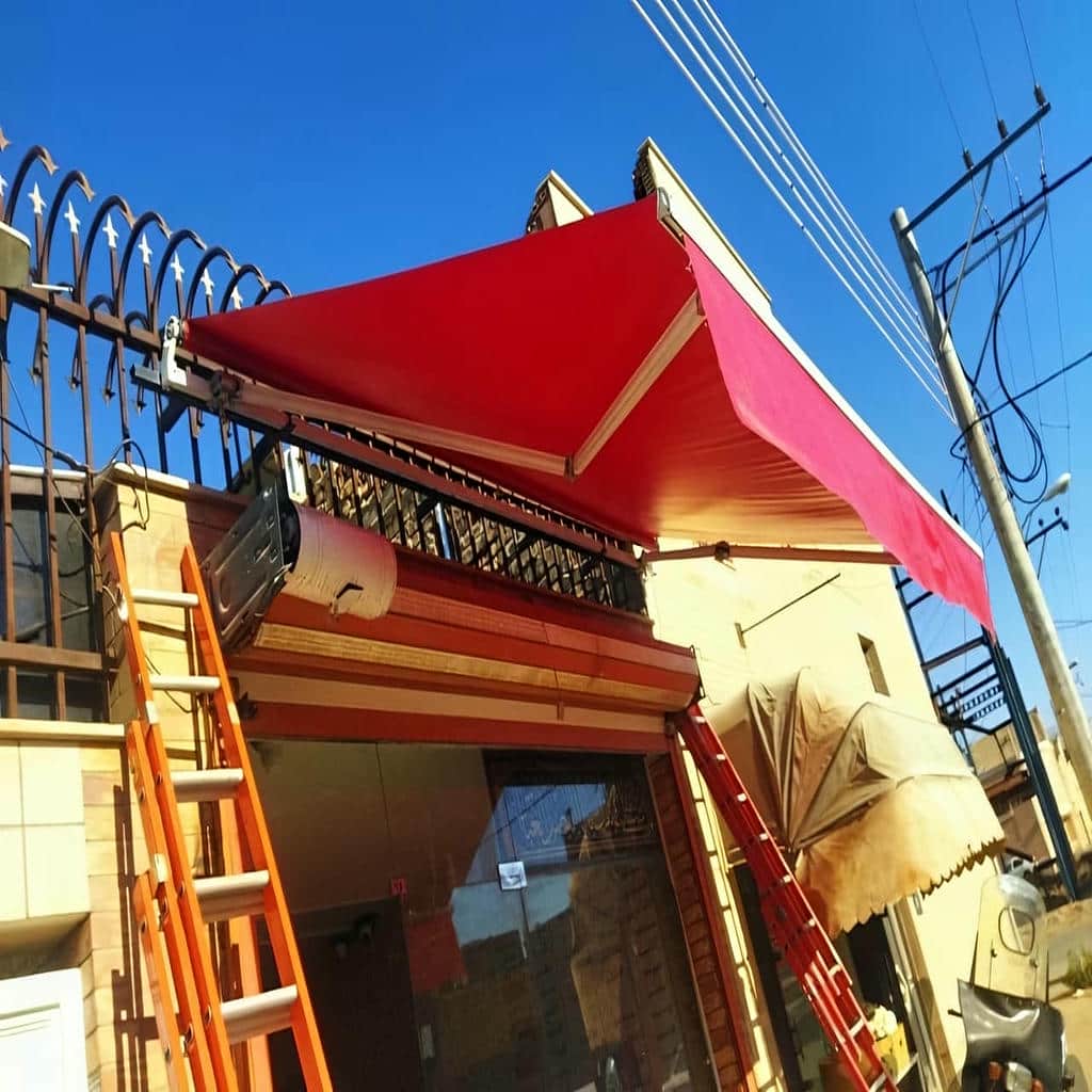 خرید سایبان برقی پارچه ضد UV در نوشهر