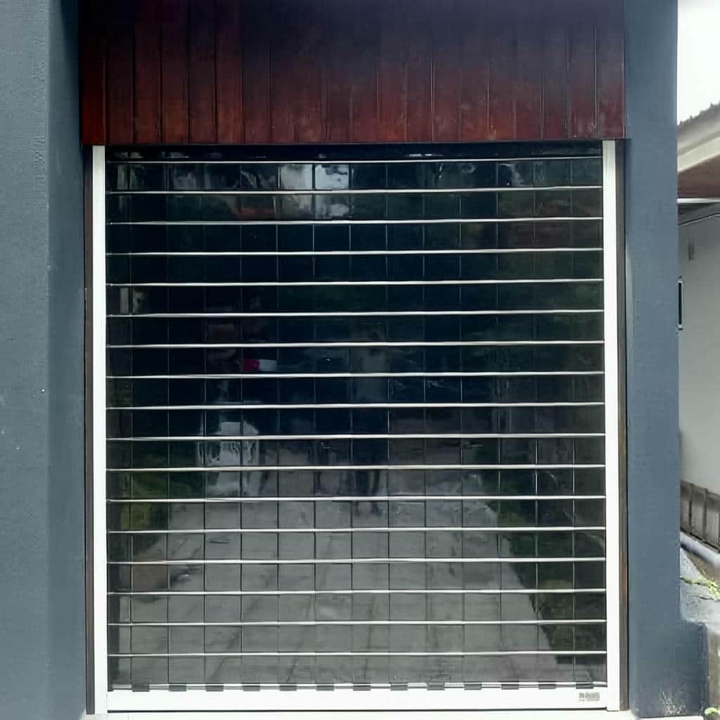 کارخانه کرکره برقی پارکینگ در کیش